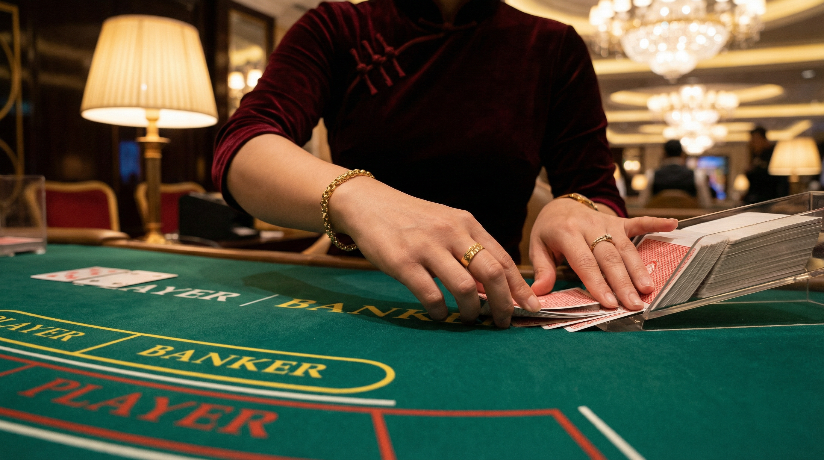 网络赌博百家乐真人荷官发牌